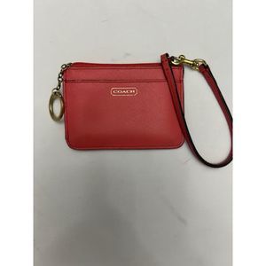 Coach Coin and cad holder wristlet Color Melon